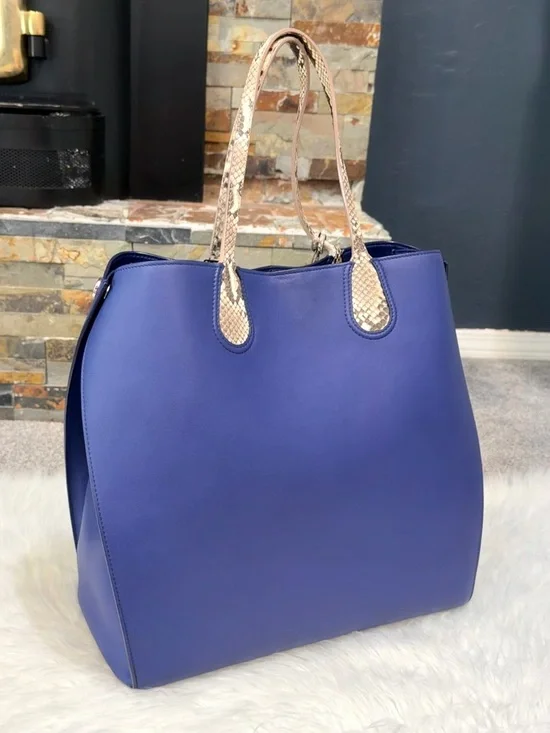 Christian Dior Python Vertical Addict Tote Bag - Picture 7 of 16